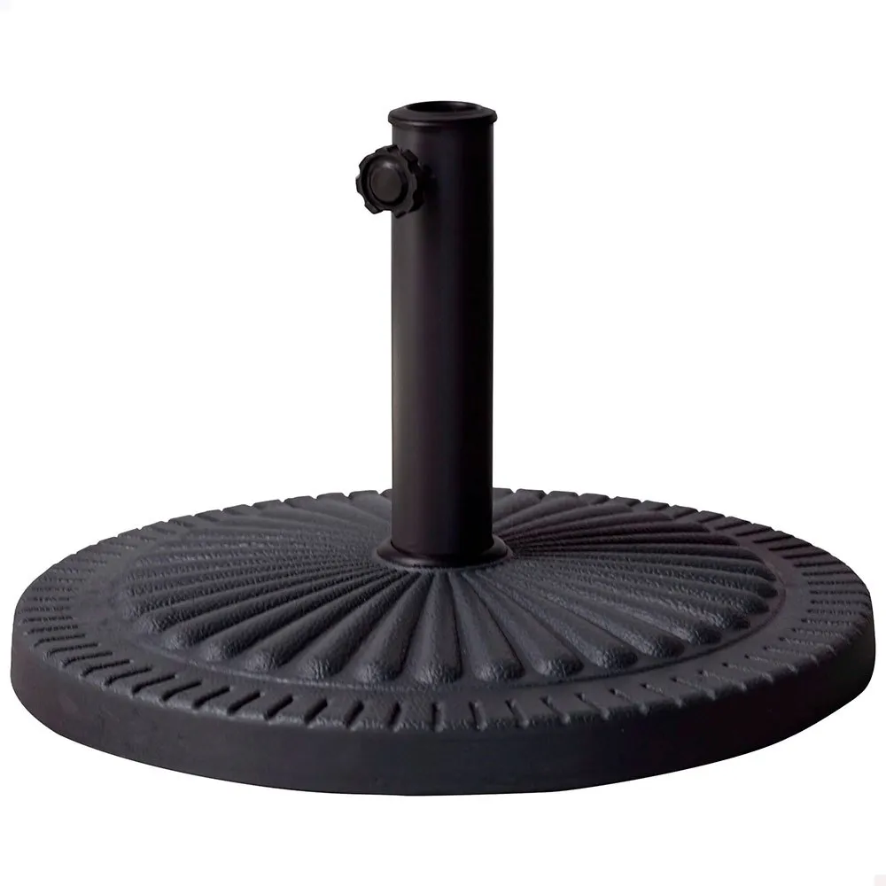 Aktive Parasoll Med Rund Base I Polyresin 38-48 Mm unisex, Black, 49 x 33cm