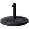 Aktive Parasoll Med Rund Base I Polyresin 38-48 Mm unisex, Black, 49 x 33cm