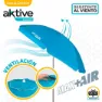 Aktive Parasoll Uv50-beskyttelse 200 Cm unisex, Blue, One Size