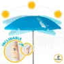 Aktive Parasoll Uv50-beskyttelse 200 Cm unisex, Blue, One Size