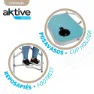 Aktive Regissørstol Xl unisex, Blue / white, 60 x 57 x 103cm