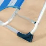 Aktive Regulerbar Solseng Med Pute Refurbished, Blue / white, 153 x 60 x 83cm