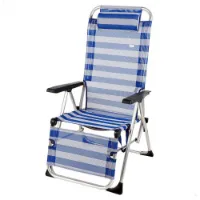 Aktive Regulerbar Strandstol Med Pute Refurbished Aktive Regulerbar Strandstol Med Pute Refurbished