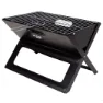Aktive Rektangulær Bærbar Sammenleggbar Grill unisex, Black, 45 x 30cm