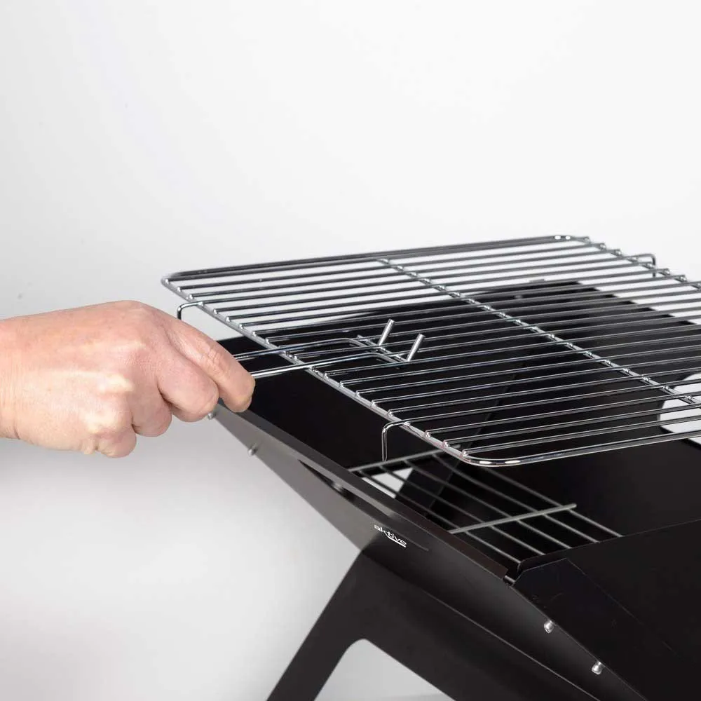 Aktive Rektangulær Bærbar Sammenleggbar Grill unisex, Black, 45 x 30cm Aktive Rektangulær Bærbar Sammenleggbar Grill unisex, Black, 45 x 30cm