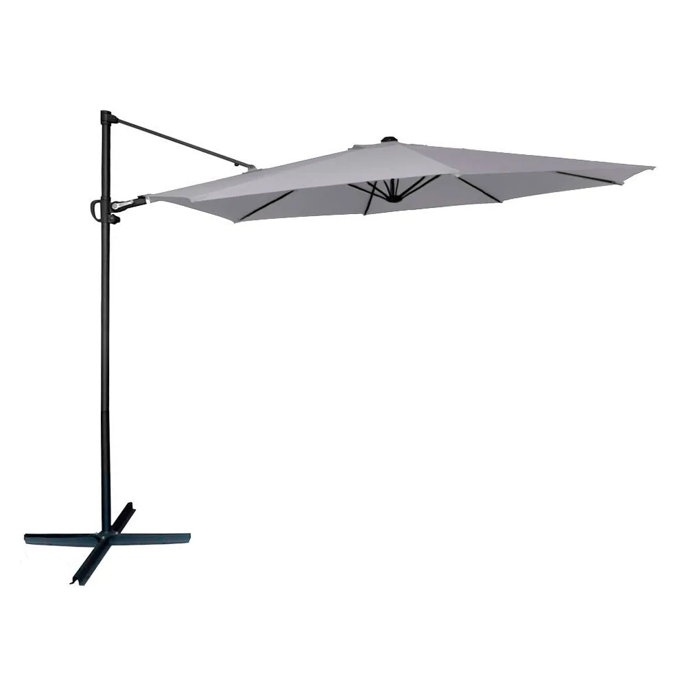 Aktive Roma 300 Cm Parasoll unisex, Grey, One Size