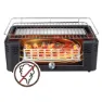 Aktive Røykfri Rektangulær Grill, Black, 42 x 23cm