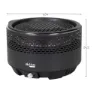 Aktive Røykfri Rundgrill, Black, 31cm