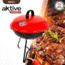 Aktive Rund Kullgrill 36 Cm unisex, Black, One Size