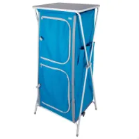 Aktive Sammenleggbar Garderobe Med 4 Nivåer 62x53x140 Cm