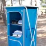 Aktive Sammenleggbar Garderobe Med 4 Nivåer 62x53x140 Cm, Blue, One Size