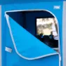 Aktive Sammenleggbar Garderobe Med 4 Nivåer 62x53x140 Cm, Blue, One Size