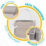 Aktive Sammenleggbar Multiposisjons Strandstol I Aluminium Refurbished unisex, Beige, One Size