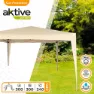 Aktive Sammenleggbar Paviljong 300x300x240 Cm unisex, Beige, One Size