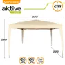 Aktive Sammenleggbar Paviljong 300x300x240 Cm unisex, Beige, One Size