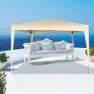Aktive Sammenleggbar Paviljong 300x300x240 Cm unisex, Beige, One Size