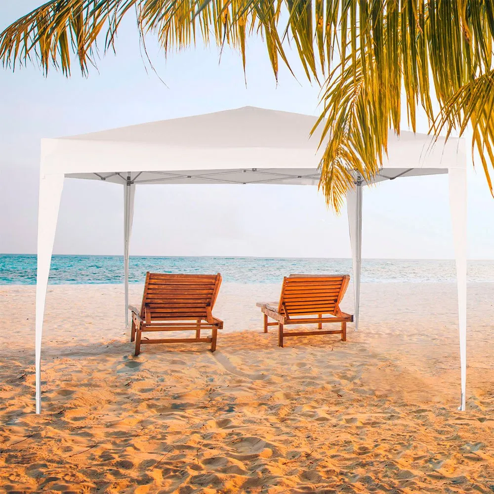 Aktive Sammenleggbar Paviljong Med Uv50-beskyttelse 300x300x240 Cm unisex, White, One Size Aktive Sammenleggbar Paviljong Med Uv50-beskyttelse 300x300x240 Cm unisex, White, One Size