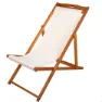 Aktive Sammenleggbar Solseng I Akasietre unisex, Wooden / white, One Size
