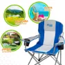 Aktive Sammenleggbar Sportsstol 60x58.5x98 Cm unisex, Blue / white, One Size