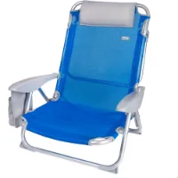 Aktive Sammenleggbar Stol 4 Posisjoner Med Pute Og Koppholder unisex