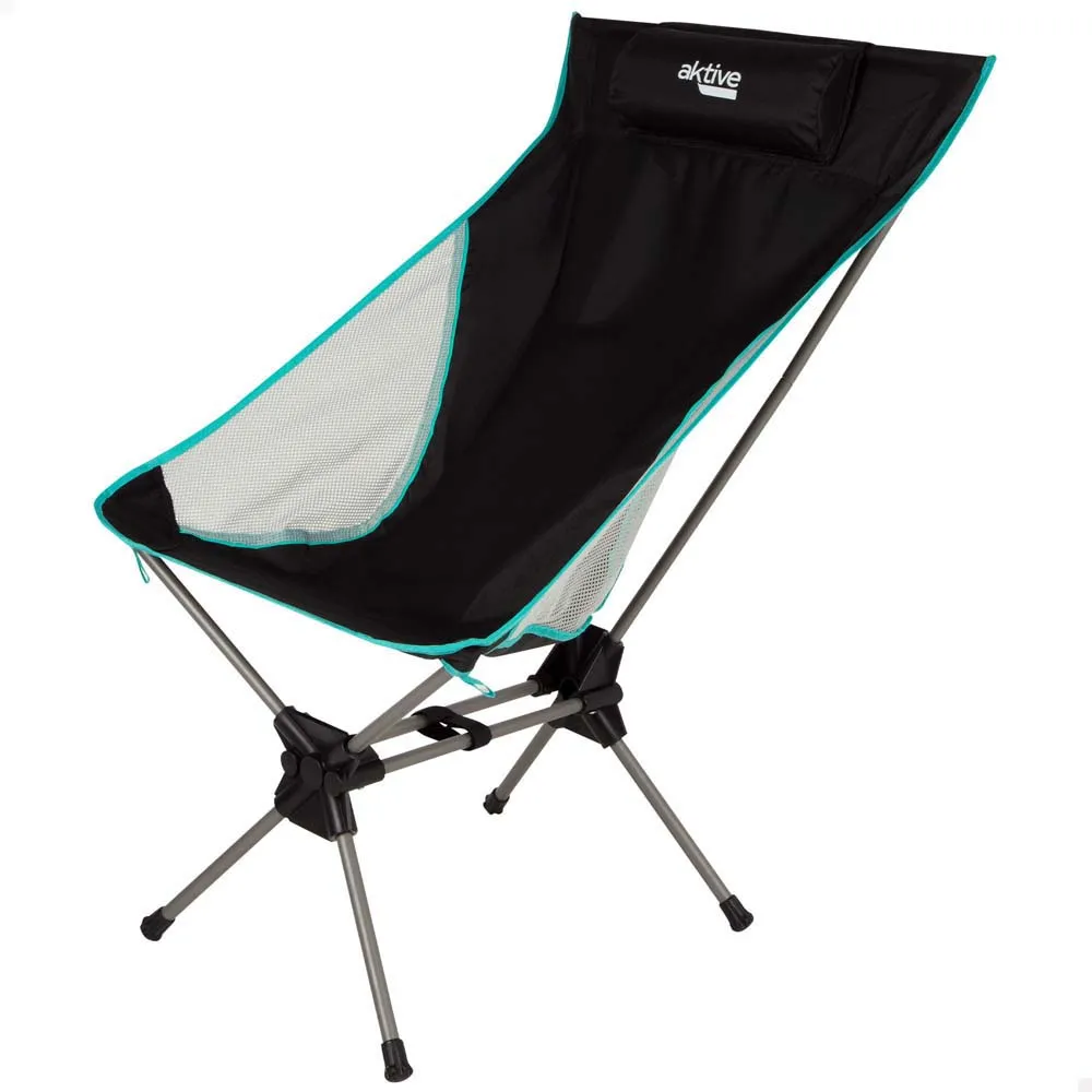 Aktive Sammenleggbar Stol 43x55x99 Cm unisex, Black / turquoise, One Size