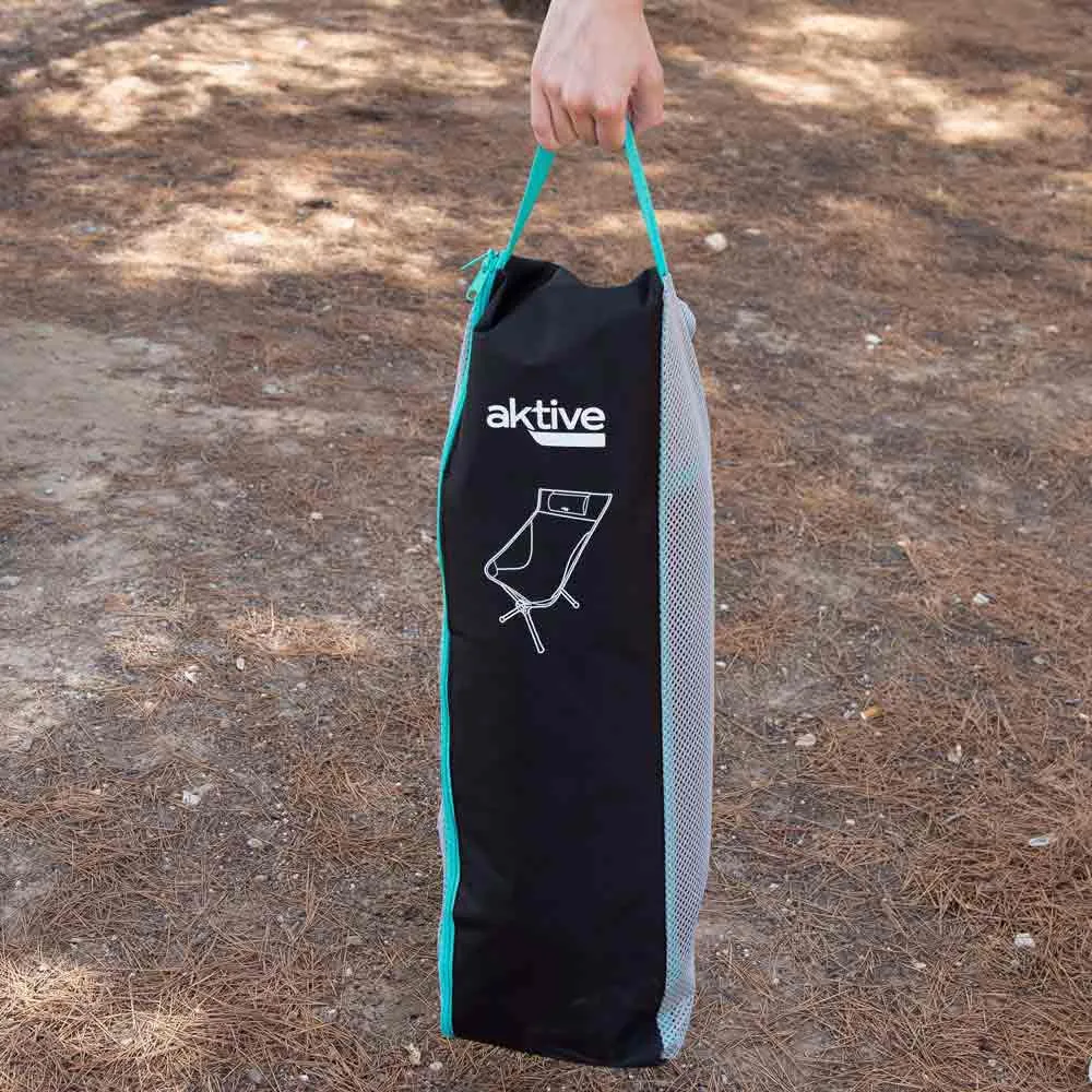 Aktive Sammenleggbar Stol 43x55x99 Cm unisex, Black / turquoise, One Size