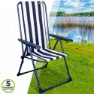 Aktive Sammenleggbar Stol 5 Posisjoner 59x59x105 Cm unisex, Navy, 59 x 59 x 105cm