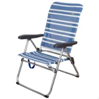 Aktive Sammenleggbar Stol 5 Posisjoner 61x63x93 Cm unisex Aktive Sammenleggbar Stol 5 Posisjoner 61x63x93 Cm unisex