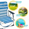 Aktive Sammenleggbar Stol I Aluminium 55x35x72 Cm unisex