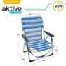 Aktive Sammenleggbar Stol I Aluminium 55x35x72 Cm unisex