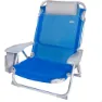 Aktive Sammenleggbar Stol Med 4 Posisjoner Pute Og Koppholder Refurbished unisex, Blue / grey, One Size