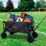Aktive Sammenleggbar Vogn Med Hjul For Sand 50kg unisex, Navy / black, 91 x 56 x 49cm