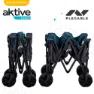 Aktive Sammenleggbar Vogn Med Hjul For Sand 50kg unisex, Navy / black, 91 x 56 x 49cm