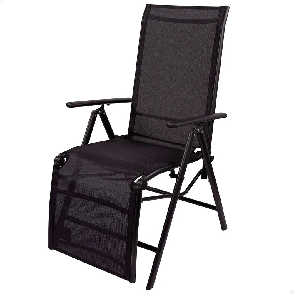 Aktive Sammenleggbare Solstoler I Tekstilen 59x68x108 Cm Refurbished unisex, Black, One Size Aktive Sammenleggbare Solstoler I Tekstilen 59x68x108 Cm Refurbished unisex, Black, One Size