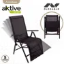 Aktive Sammenleggbare Solstoler I Tekstilen 59x68x108 Cm Refurbished unisex, Black, One Size