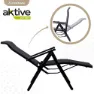 Aktive Sammenleggbare Solstoler I Tekstilen 59x68x108 Cm Refurbished unisex, Black, One Size