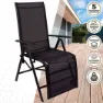 Aktive Sammenleggbare Solstoler I Tekstilen 59x68x108 Cm Refurbished unisex, Black, One Size