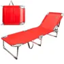 Aktive Sammenleggbare Textilano Solstoler 188x58x30 Cm unisex, Red, One Size