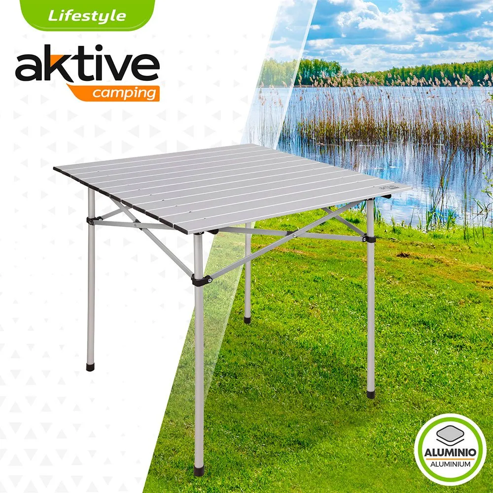 Aktive Sammenleggbart Bord 70x70x70 Cm unisex, White, One Size