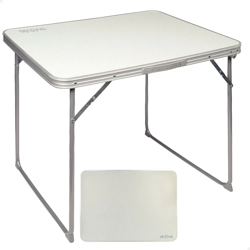 Aktive Sammenleggbart Bord 80x60x70 Cm unisex, White, One Size