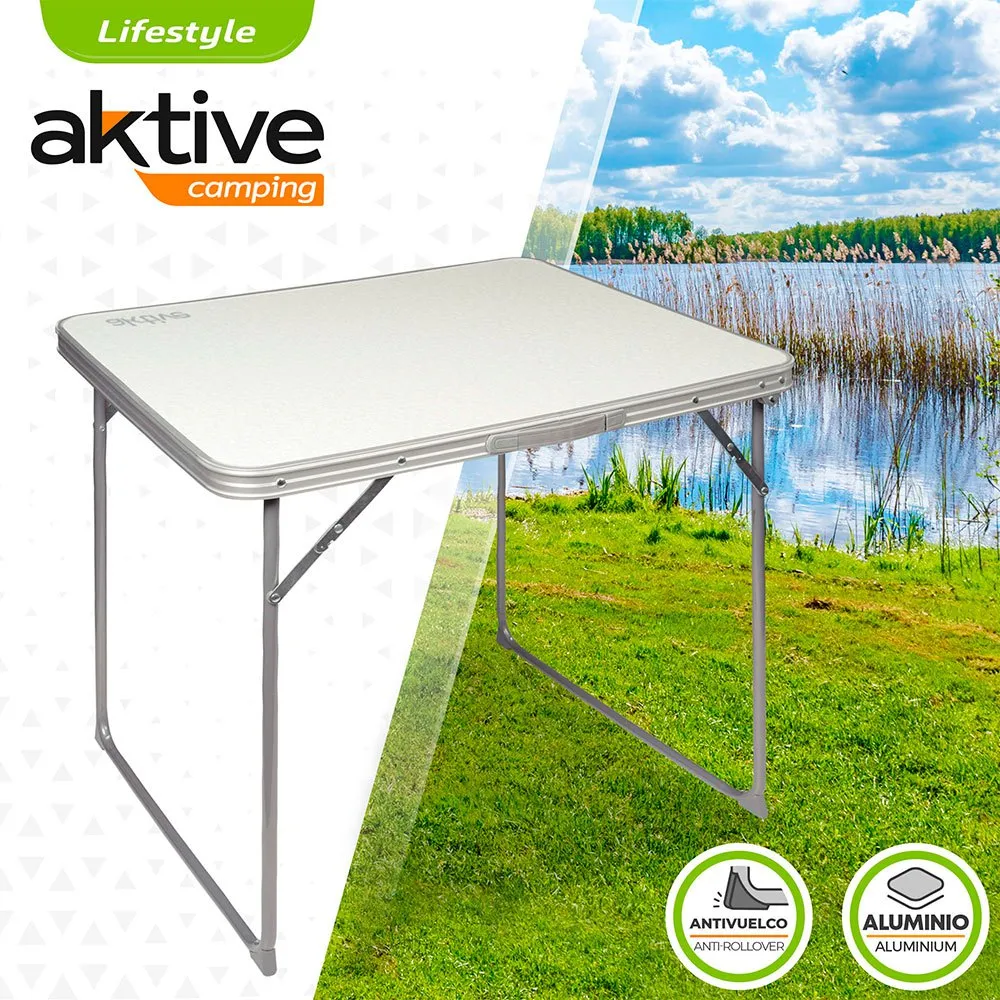 Aktive Sammenleggbart Bord 80x60x70 Cm unisex, White, One Size