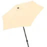 Aktive Sekskantet Parasoll 250 Cm unisex, Beige, One Size