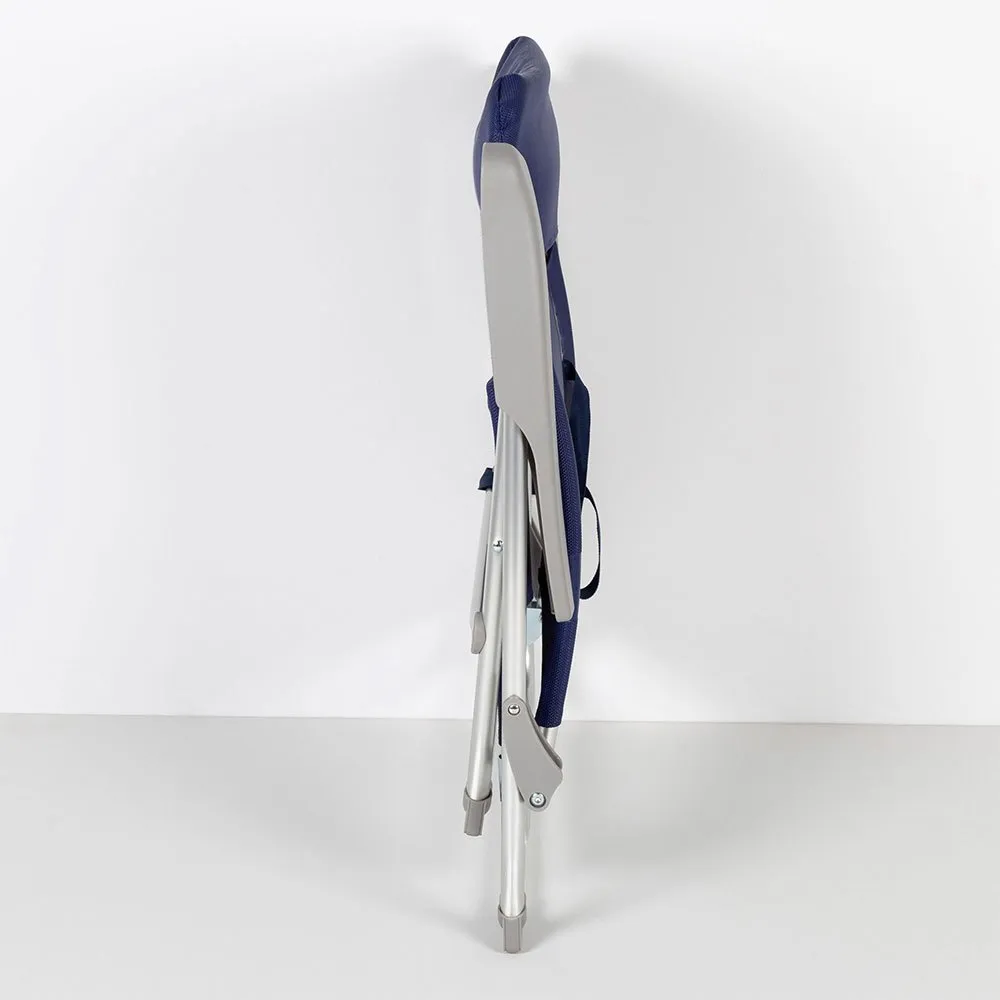 Aktive Slim Aluminium Multiposisjons Sammenleggbar Stol 61x60x89 Cm unisex Aktive Slim Aluminium Multiposisjons Sammenleggbar Stol 61x60x89 Cm unisex