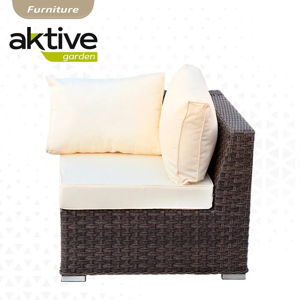 Aktive Sofa Med Bord unisex, White / black, One Size