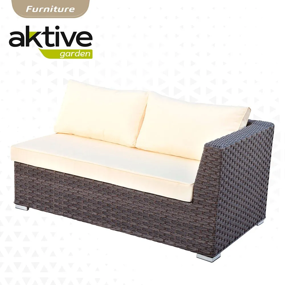 Aktive Sofa Med Bord unisex, White / black, One Size