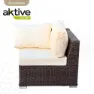 Aktive Sofa Med Bord unisex, White / black, One Size
