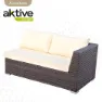 Aktive Sofa Med Bord unisex, White / black, One Size