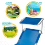 Aktive Solsenger 188x58x30 Cm unisex, Blue, One Size