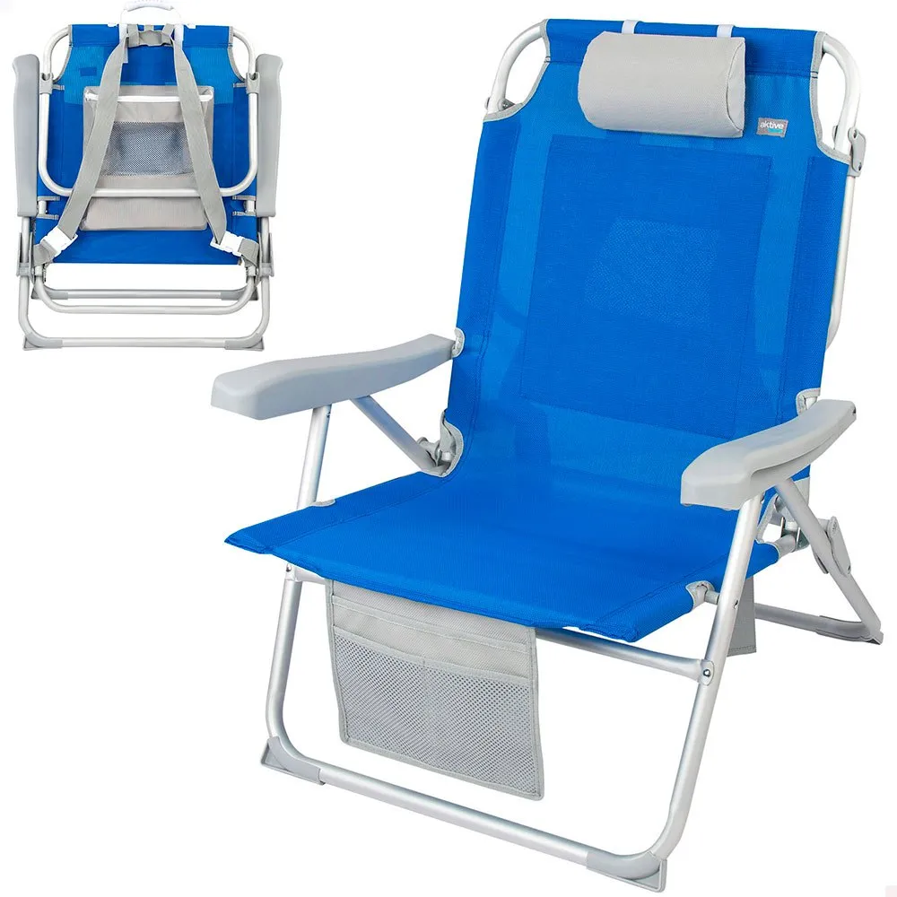 Aktive Strandryggsekkstol Xxl unisex, Blue, 67.5 x 70.5 x 86cm Aktive Strandryggsekkstol Xxl unisex, Blue, 67.5 x 70.5 x 86cm
