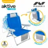 Aktive Strandryggsekkstol Xxl unisex, Blue, 67.5 x 70.5 x 86cm